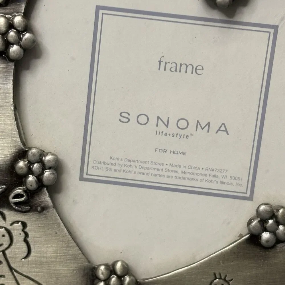 Sonoma Mom, I Love you This Much And More Metal Picture Frame 4x6